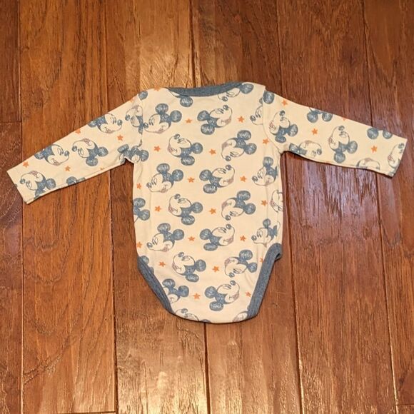 Disney Baby Mickey 3 Piece Outfit, Blue, Size 6-9 Months - Picture 4 of 12